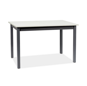 Signal Jídelní stůl Horace 100 (140) x60 Barva: bílý mat / černá