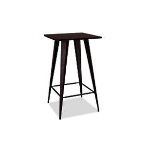 Barový stolek: SIGNAL Rettův SIGNAL - stoly: drevo - tmavý orech/ kov - grafit