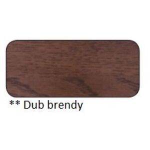 Drewmax Jídelní stůl Metal ST373 / dub / deska 2,5 cm Barva: Dub brendy, Provedení: A 120 x 75 x 80 cm