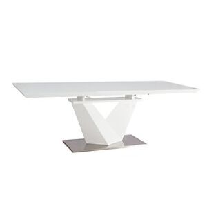 Jídelní stůl: SIGNAL alarmu III SIGNAL - stoly: biely lak + biela