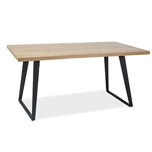 Jídelní stůl: SIGNAL FALCON SIGNAL - stoly: dub/ čierna