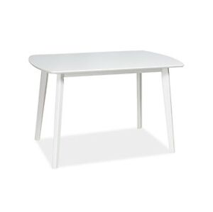 Jídelní stůl: SIGNAL LUTON SIGNAL - stoly: MDF/drevo biele