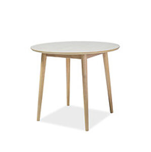 Jídelní stůl: SIGNAL NELSON SIGNAL - stoly: MDF/prírodná dyha/drevo - dub medový
