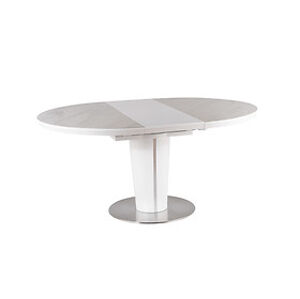 Jídelní stůl: SIGNAL ORBIT CERAMIC SIGNAL - stoly: biely mramor/ biela matná