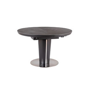 Jídelní stůl: SIGNAL ORBIT CERAMIC SIGNAL - stoly: sivý mramor/ antracit matný