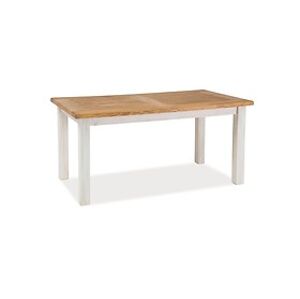 Jídelní stůl: SIGNAL POPRAD SIGNAL - stoly: borovica - medovo hnedá/ biela patina