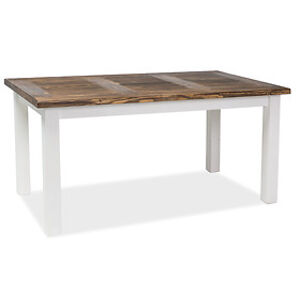 Jídelní stůl: SIGNAL POPRAD SIGNAL - stoly: borovica - hnedý vosk/ biely vosk