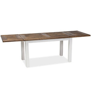 Jídelní stůl: SIGNAL POPRAD II SIGNAL - stoly: borovica - hnedý vosk/ biely vosk