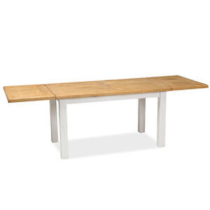 Jídelní stůl: SIGNAL POPRAD II SIGNAL - stoly: borovica - medovo hnedá/ biela patina