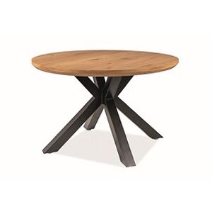 Jídelní stůl: SIGNAL RITMO SIGNAL - stoly: dub/ čierna