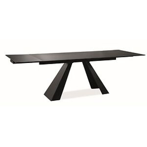 Jídelní stůl: SIGNAL Salvador SIGNAL - stoly: čierna matná
