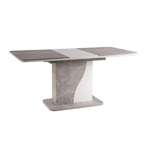 Jídelní stůl: SIGNAL SYRIUSZ SIGNAL - stoly: biela matná/ betón