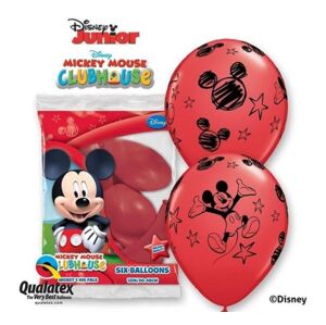 Balónky Mickey 30 cm - 6 ks - GoDan