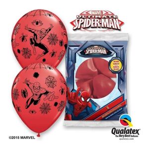 Balónky 30 cm - Spiderman / 6 ks - GoDan