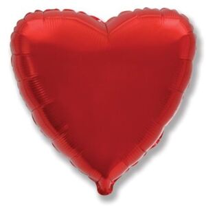 Balón foliový 45 cm Srdce červené - FLEXMETAL