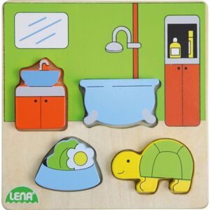 Dřevěné puzzle, koupelna - LENA