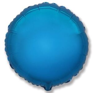 Balón foliový 45 cm Kulatý modrý - FLEXMETAL