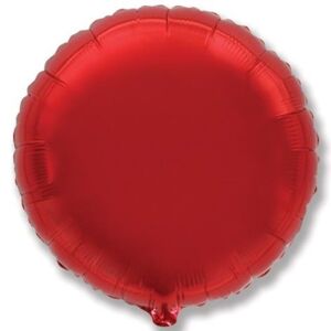 Balón foliový 45 cm Kulatý červený - FLEXMETAL