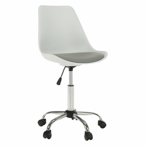 Tempo Kondela Kancelářská židle, bílá / šedá, DARISA NEW