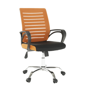 Tempo Kondela Kancelářská židle, oranžová / černá, Lizbona NEW