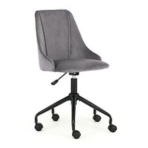 Black Red White Kancelářská židle: HALMAR BREAK HALMAR - poťahový materiál: tkanina tmavosivá
