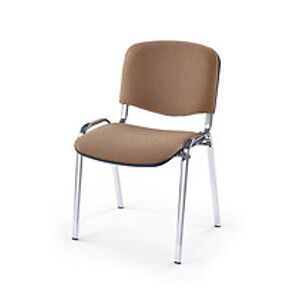 Halmar Kancelářská židle: ISO C HALMAR - poťahový materiál: Nábytková látka - C-73, HALMAR - sklo/kov: chróm