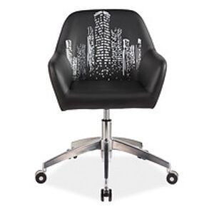 BRW Kancelářská židle: Q-888 SIGNAL - stoličky: ekokoža čierna