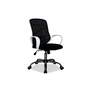 Kancelářská židle: SIGNAL DEXTER SIGNAL - stoličky: čierna/ biela