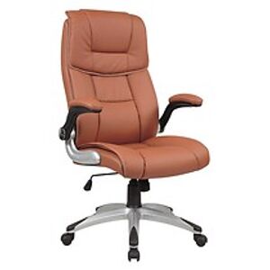 Kancelářská židle: SIGNAL Q-021 SIGNAL - stoličky: ekokoža hnedá