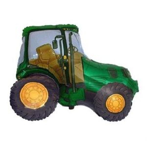 Balón foliový 60 cm Traktor zelený - GoDan