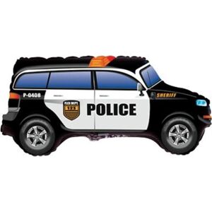 Balón foliový AUTO POLICIE 60 cm - FLEXMETAL