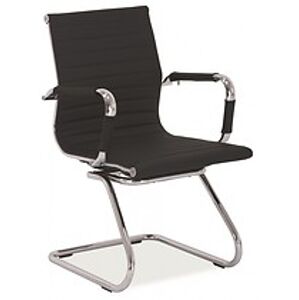 Kancelářská židle: SIGNAL Q-123 SIGNAL - stoličky: ekokoža čierna