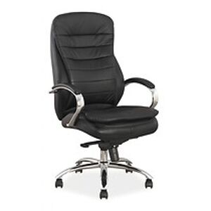 Kancelářská židle: SIGNAL Q-154 SIGNAL - stoličky: ekokoža čierna