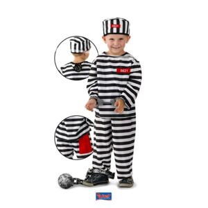 Dětský kostým vězeň - 6-8 let, 116-134 cm - Folat
