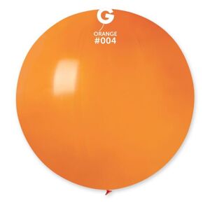 Balón latex 80 cm - oranžový 1 ks - SMART
