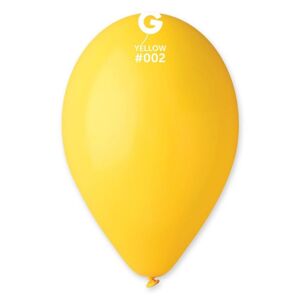 Balonky 100 ks žluté 26 cm pastelové - SMART