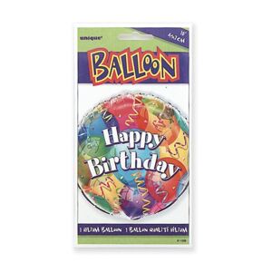 Foliový balón 45 cm Happy Birthday - UNIQUE