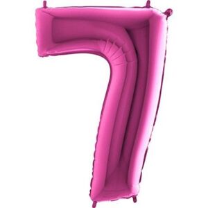 Balón foliový číslice růžová - Pink 115 cm - 7 - FLEXMETAL