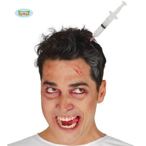 Injekční stříkačka v hlavě čelenka - GUIRCA