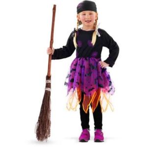 Dětský kostým čarodějnice - Halloween (S) - Folat