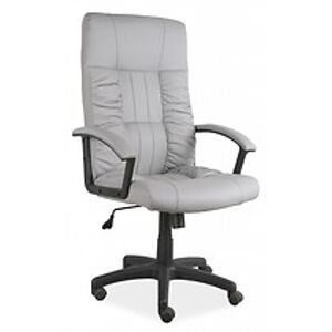Kancelářské křeslo: SIGNAL Q-015 SIGNAL - stoličky: ekokoža sivá
