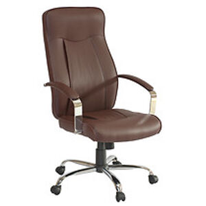 Kancelářské křeslo: SIGNAL Q-052 SIGNAL - stoličky: ekokoža hnedá