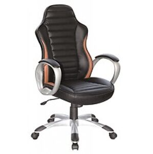 Kancelářské křeslo: SIGNAL Q-112 SIGNAL - stoličky: ekokoža čierna/ hnedá