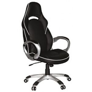 Kancelářské křeslo: SIGNAL Q-114 SIGNAL - stoličky: ekokoža čierna/biela