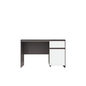 BRW Kancelářský stůl: FINI-BIU1D1S / 7/12 Farba: sivý wolfram/bielymat