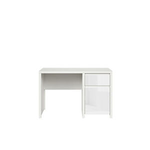 BRW Kancelářský stůl: Kaspian - BIU1D1S / 120 Farba: Biela/biely lesk