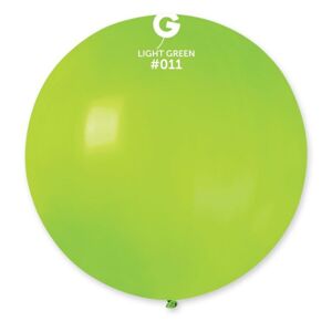 Balón latex 80 cm - světle zelený 1 ks - SMART