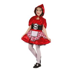 Dětský kostým Červená karkulka (šaty, plášť s kapucí) 130/140 cm - GoDan