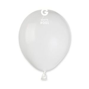 Balónek latexový MINI - 13 cm – Pastelová bílá, 1 KS - SMART