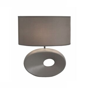 Tempo Kondela Keramická stolní lampa, šedá, QENNY TYP 11 AT09115